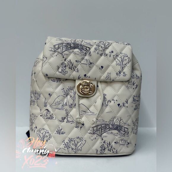 Disney Winnie the Pooh Hundred Acre Wood Quilted Mini Backpack